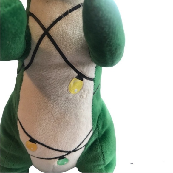 4/$20 T Rex Tyrannosaurus Rex christmas plush plushie stuffed animal santa - Picture 5 of 7